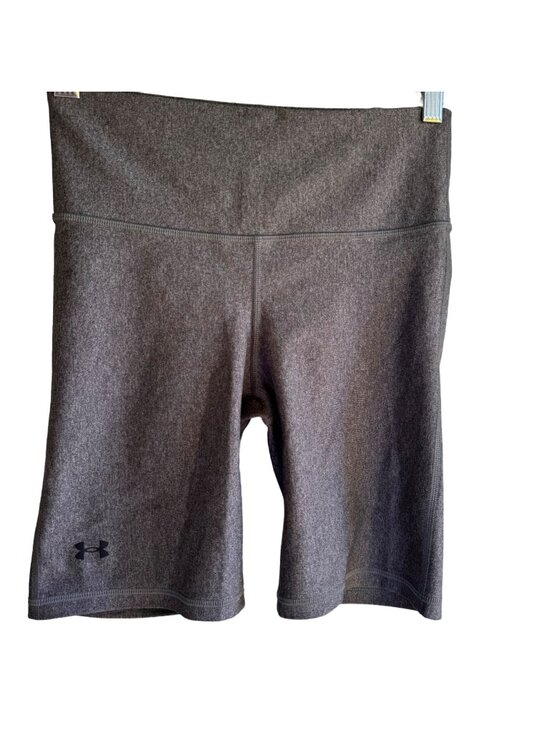 Under Armour Pants - Under Armour Women's HeatGear Compression Shorts Size S SM Gray Athletic Running